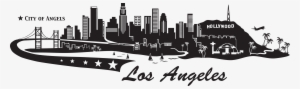 Los Angeles Skyline Png - Los Angeles Skyline Black