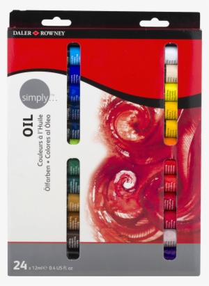 Daler Rowney : Simply Oil Paint Set : 12ml : Set Of