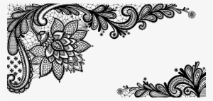 Lace Art Design Clipart - Lace Png Transparent