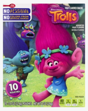 Betty Crocker Fruit Snacks, Trolls Snacks, 10 Pouches, - Trolls Fruit Snacks