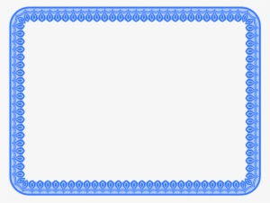 Lace Border - Blue Baby Frame Png