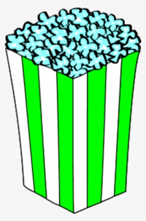 Popcorn In A Box - Popcorn Clipart Png