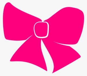 Free Library Cheer Bows Clipart - Pink Hair Ribbon Vector