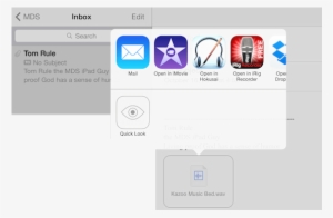 After You Email Audio To Yourself, Click N Hold On - Imovie