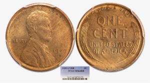 1909 S Vdb Lc Pcgs64rb
