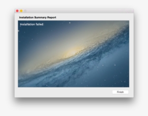 Installation Failed Error - Mac Os X Lion Background