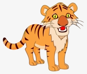 Young Tigger With Large Eyes Clipart Png Image Download - Portable Network Graphics