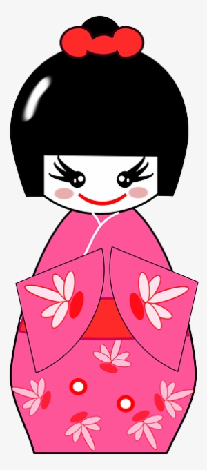 Kimono, Puppet, Asian, Japanese, Chinese, Woman, Girl - Clipart Japanese Girl
