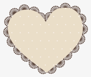 Coração Com Bordas Design E Poa - Coração Com Bordas
