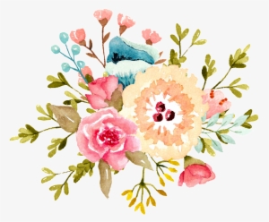 Pretty Flower Cartoon Transparent - Flower Cartoon Transparent Bg