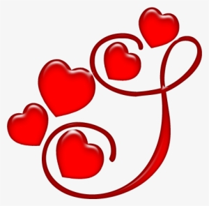 Alfabeto Coração Em Png - Letra S Com Coração