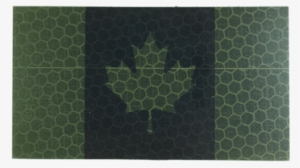 Canada Flag - Black&green - Hiviz - Patchwork