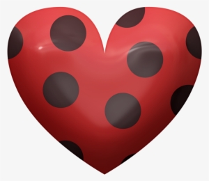 Heart Clipart Ladybug - Joaninha De Coração