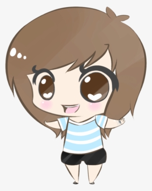 Manga Clipart Pretty Girl - Cute Girl Png Transparent