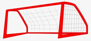 Freeuse Stock Goals Clipart Black And White - Soccer Goal Clip Art