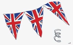 Jubilee Jubilation In Great Missenden Fiona Firth - Union Jack Bunting Clipart