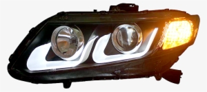 Honda Civic Fb 2012-onward Headlight With Projector - Honda Headlights Png