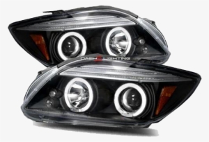 //globaldeltatrade - - Headlight - 05-10 Scion Tc Halo Led Projector Headlights Black