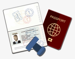 Passport Visa Png Download - Graphics And More Globe Global Shipping Icon Wall Vinyl