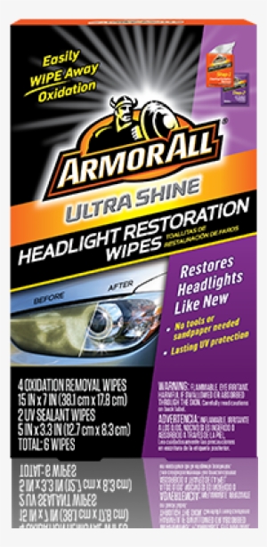 Lens Care - Armor All Headlight Restoration Wipes