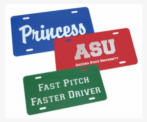 Gloss Laserable License Plate - Vehicle Registration Plate