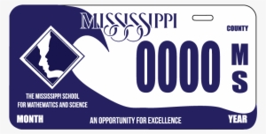 This Proposed License Plate Would Bring $24 Per Order - Mississippi School For Mathematics And Science