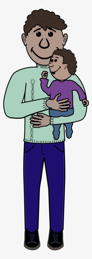 Picture Black And White Download African Father Kid - Child