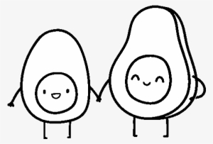 Dibujo De Huevo Y Aguacate Para Colorear - Palta Dibujo Para Colorear