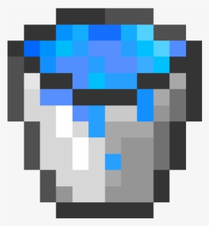 Minecraft Clipart Bucket Water - Cubo De Agua Minecraft