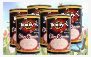 6-pack Of 15oz Tony's Chowder - Tonys Cedar Key Chowder, Clam, Condensed - 15 Oz