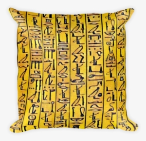Chocolate Ancestor, Llc- Egyptian Hieroglyphics Pillow - Pillow