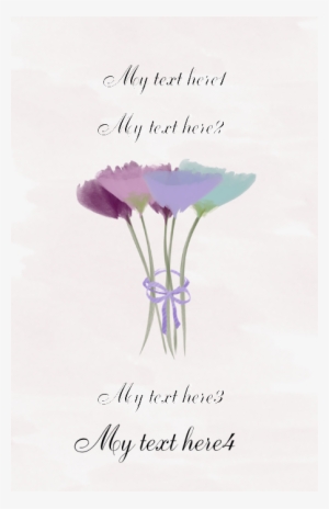 Back Design - Custom Cute Watercolor Peonies Flowers Floral Journal