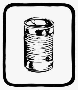 Can Drawing Tin - Tin Of Beans Drawing