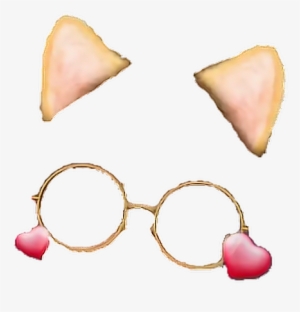 Snowfilter Kitty Snow Filter Heartsfreetoedit - Kawaii Filter Png