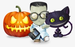 Email Icons Halloween - Happy Halloween With Pumpkin Png