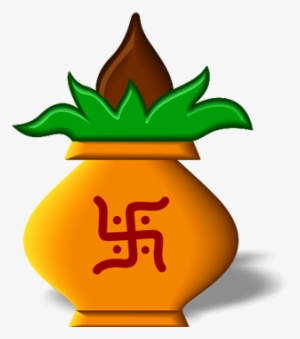 Gold Plated Designer Kalash Png - Chhath Puja