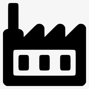 Factory Buidling Company Work Plant Industry Industrial - Fabric Icon Free