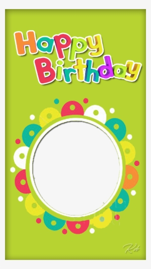 Multicolor Birthday Frame - Invitation Card Happy Birthday With Party