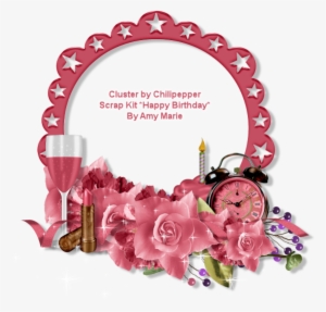 Ct Ftu Cluster Frame *happy Birthday* - Shungite