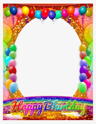 Happy Birthday Frame, Birthday Frames, Birthday Wishes, - Red Blue Green Yellow Border