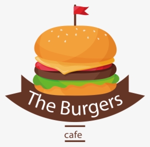Hamburger Cheeseburger Fast Logo Clip Art Red - Logos De Comida Rapida