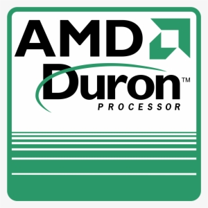 Amd Duron Processor Logo Png Transparent - Duron Amd