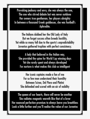 Juventus Liverpool Wolves - Juventus Poem
