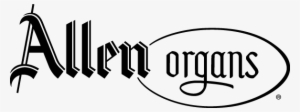 Allen Organs Logo Vector Black For Mailchimp Ads - Allen Organs