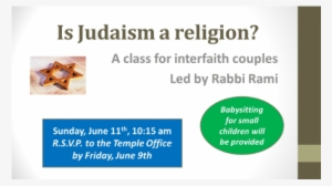 Interfaith Couples Class 2017 June-1 - Bar Mitzvah
