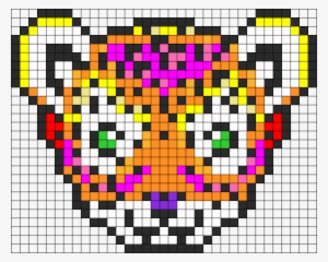 Hunter Lisa Frank Perler Bead Pattern / Bead Sprite - Lisa Frank Pixel Art