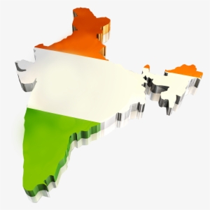 India Map Png Transparent Image - 3d Indian India Map