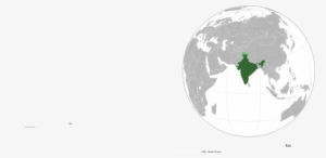 This Free Clipart Png Design Of India In World Map
