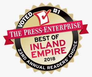Voted#1 Best Of The Inland Empire - Press Enterprise Best Of The Inland Empire