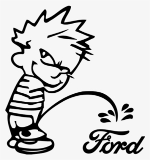 Piss On Ford - Piss On Ford Sticker